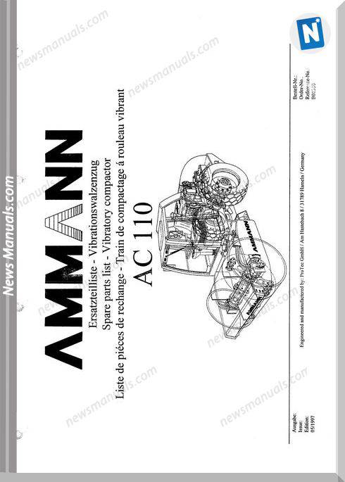 Ammann Vetl B01330 Ac110 Sn000 279 En Parts Catalogue