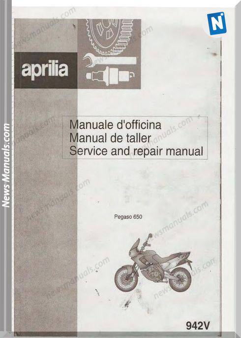 Aprilia Pegaso 650 Owners Manuall