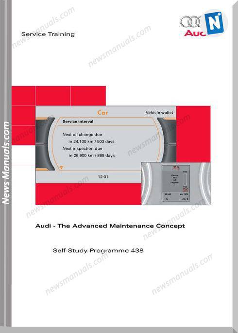 Audi Ssp 438 Audi The Advanced Maintenance Concept