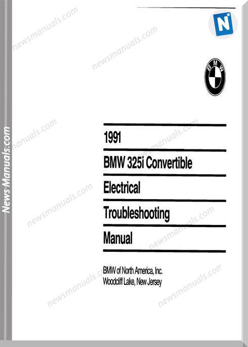 Bmw 325I Convertible Electrical Wiring Diagram 1991