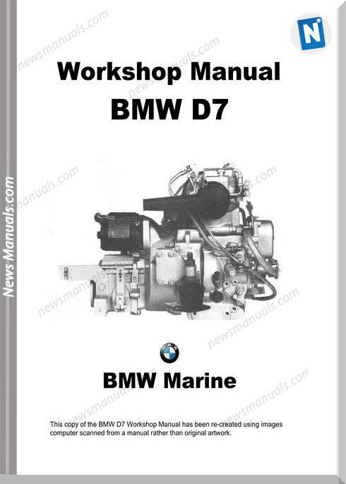 Bmw D7 Marine Workshop Manual