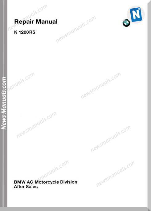 Bmw K1200Rs Service Manual