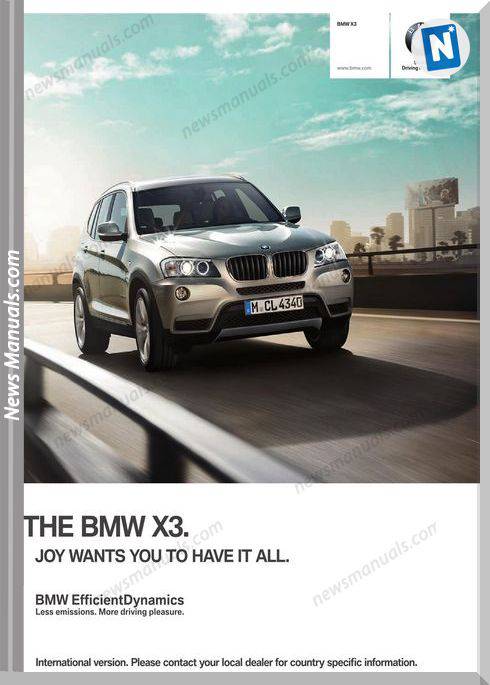 Bmw X3 Catalogue Repair Manual