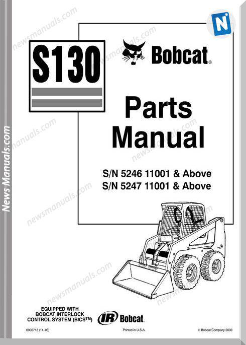 Bobcat S130 Parts Manual