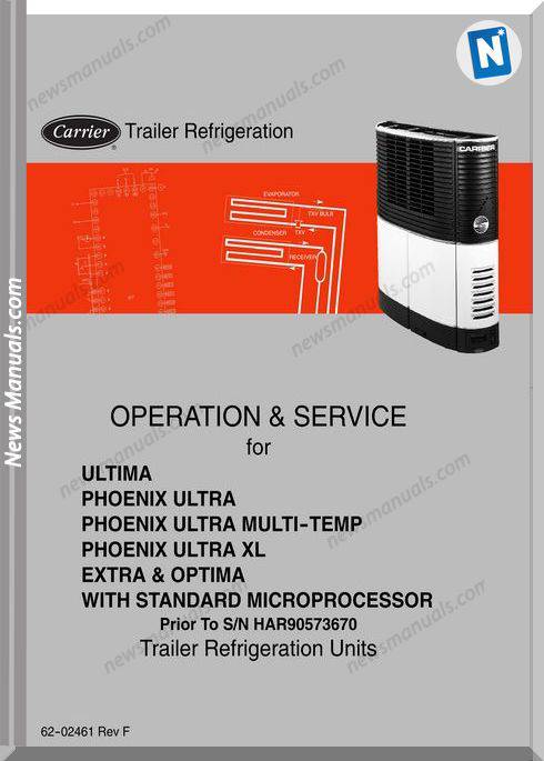 Carrier Trailer Refrigeration Operation Manual