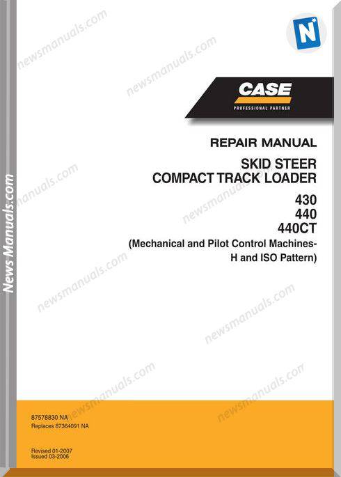 Case 430 440 440Ct Repair Manual
