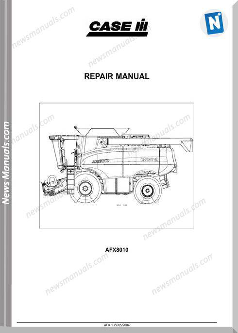 Case Afx8010 Service Manual