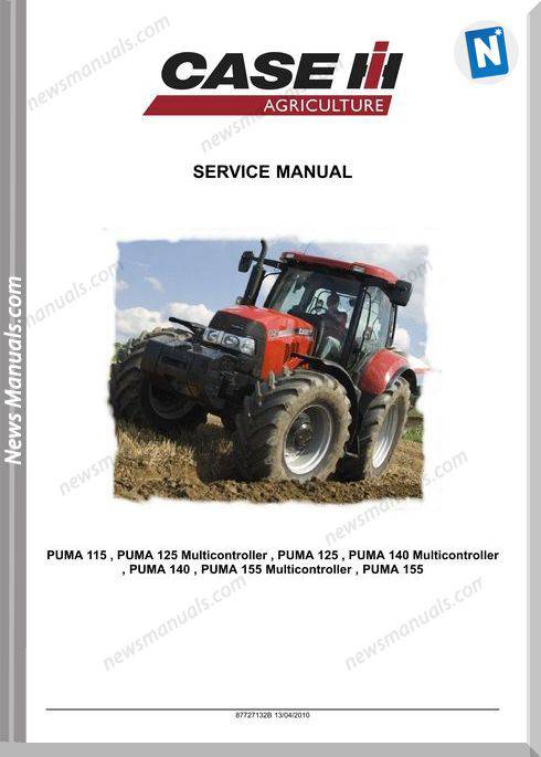Case Agriculture Puma 115 125 140 155 Service Manual