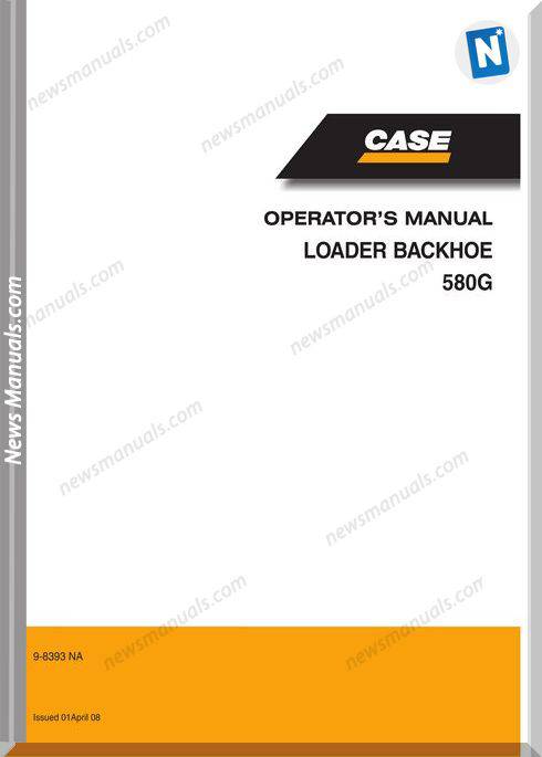 Case Dozer Crawler 580G Operators Manual
