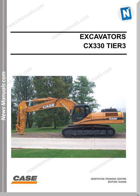 Case Excavator Crawler Cx330 Tier3 Training