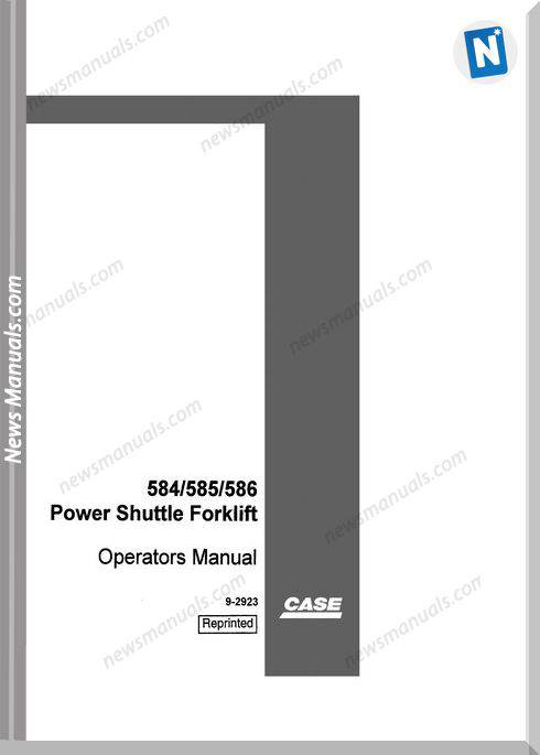 Case Forklift Ck Power Shuttle Forklift Operator Manual