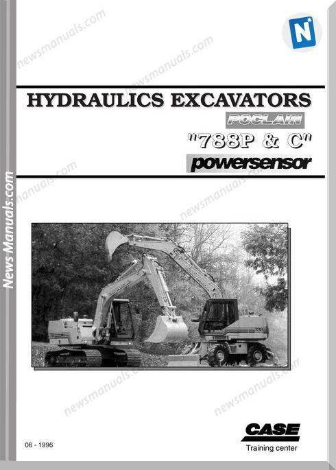 Case Hydraulic Excavators Poclan 788P C Shop Manual