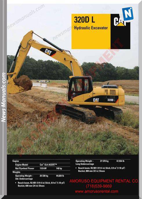 Caterpillar 320 Dl Technical Specifications