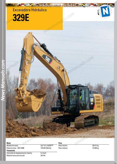 Caterpillar 329E Hydraulic Excavator Catalog