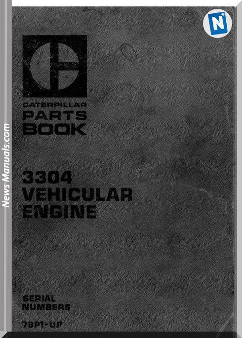 Caterpillar 3304 78P1 Up Parts Manual
