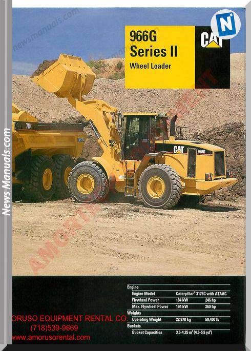 Caterpillar 966 Technical Specifications