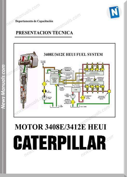 Caterpillar Engine 3408E,3412E Heui Tecnic Spanish
