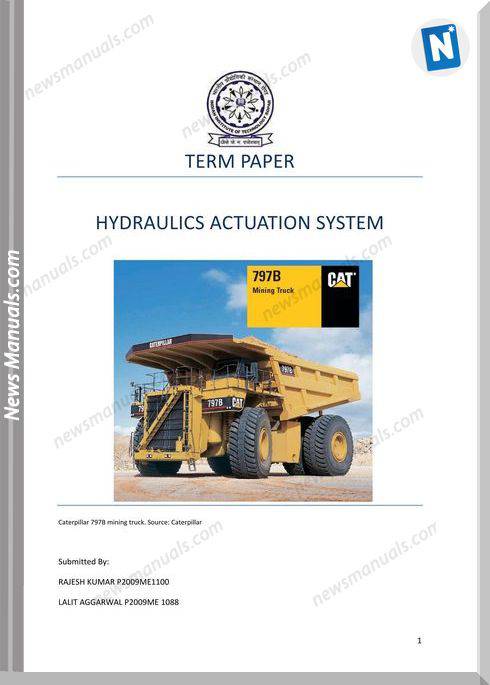 Caterpillar Hydraulics Actuation System 120419105756