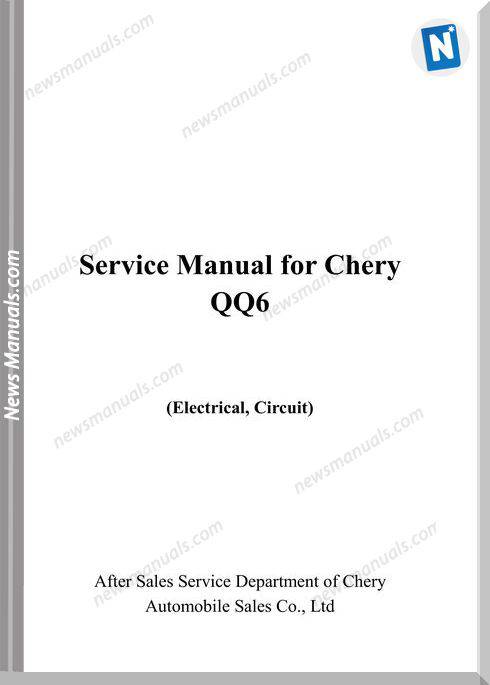 Chery Qq6 Electrical Circuit Service Manual