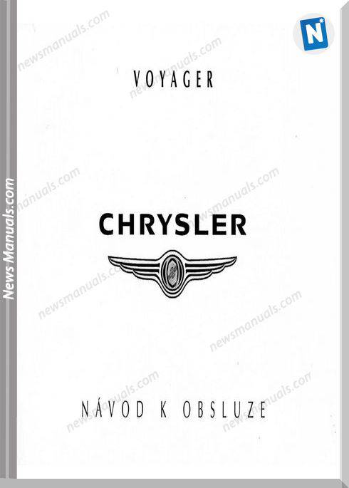 Chrysler Voyager Owners Manual Cze
