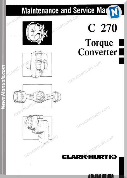 Clark C270 Torque Converter Service Manual