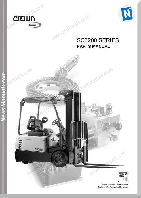 Crown Forklifts Parts Manuals Model Sc3200 Parts