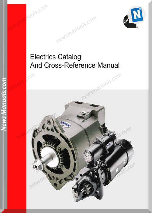 Cummins Electrics Catalog And Cross Reference Manual