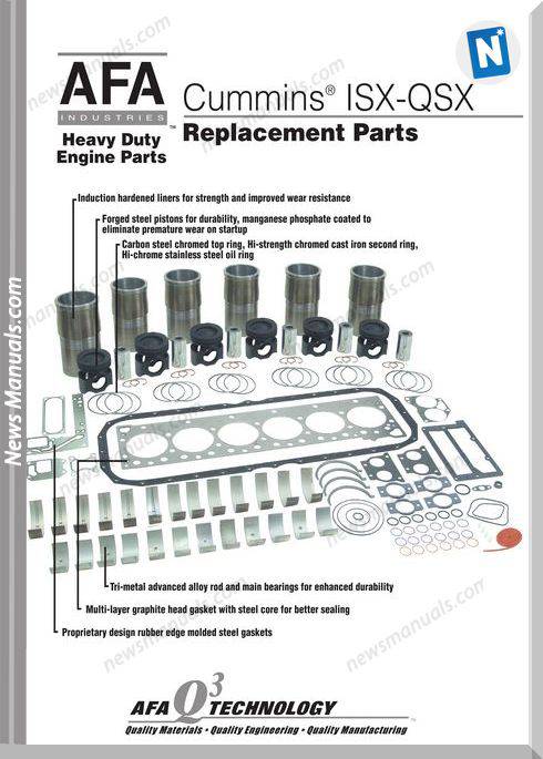 Cummins Engines Parts Catalogue