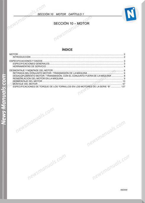 Cummins Motorlb90 Lb110 Manual De Servicio