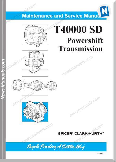 Dana Clark-Hurth T40000 Transmission Service Manual