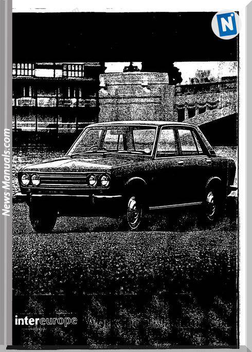 Datsun 1300 1400 1600 1800 Bluebird 160B 180B 1969 Workshop Manual