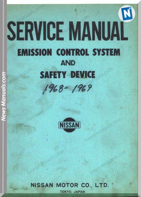 Datsun Service Manuals Emission Control Systems 1969