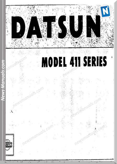Datsun Service Manuals Model 411 Series