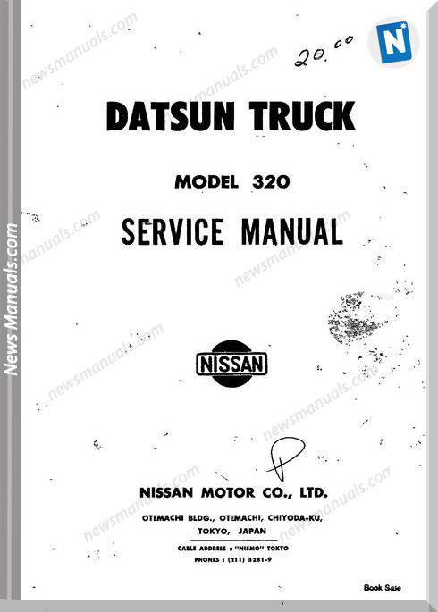 Datsun Service Manuals Truck Model 320