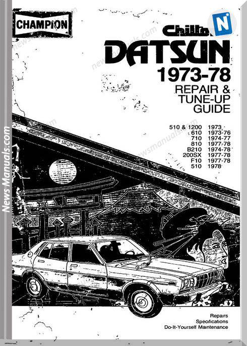Datsun Tune Up Repair 1973 78