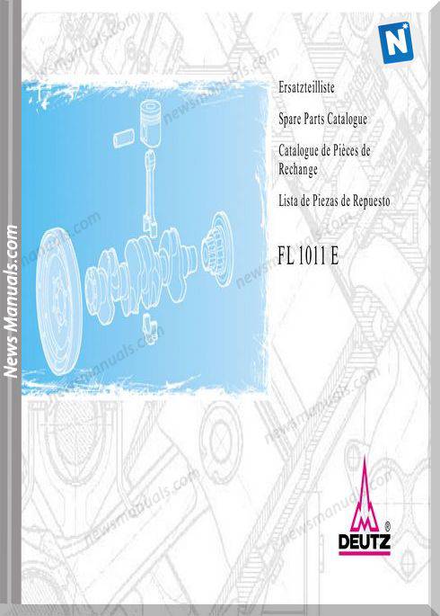 Deutz Fl 1011 E Spare Parts Catalogue