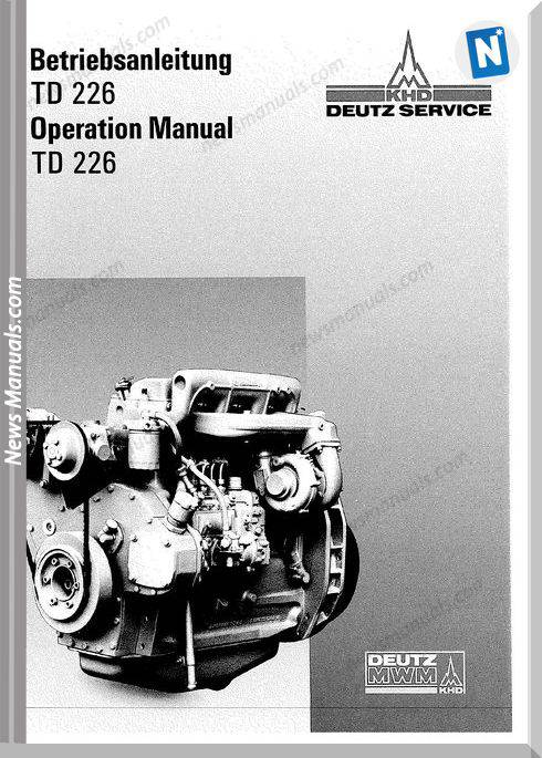 Deutz Td 226 Operation Manual