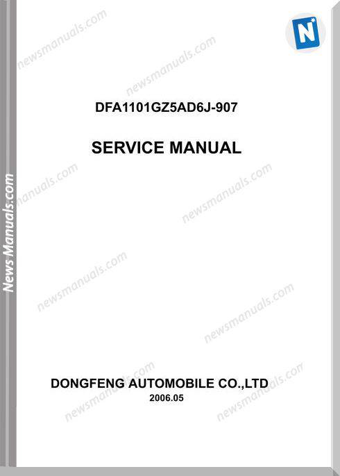 Dongfeng - Dfa1101Gz5Ad6J-907 Service Manual