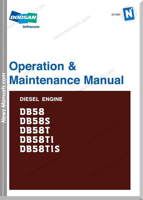 Doosan Engine Db58 Operation And Maintenance Manual