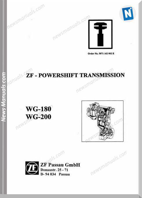 Doosan Wheel Loaders M250-3 Zf 1 Shop Manual