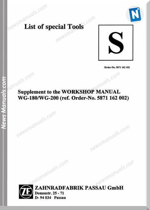 Doosan Wheel Loaders M250-3 Zf 2 Shop Manual