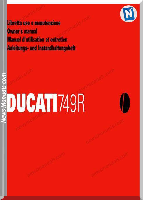 Ducati 749R Owners Manual