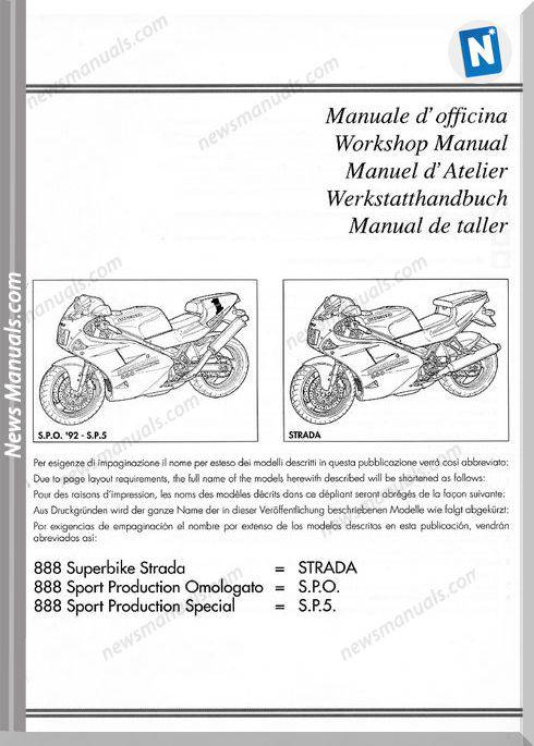 Ducati 888 Service Manual