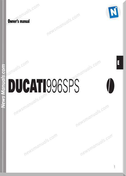 Ducati 996Sps Owners Manual