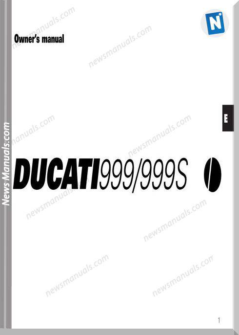 Ducati 999 999S Owners Manual