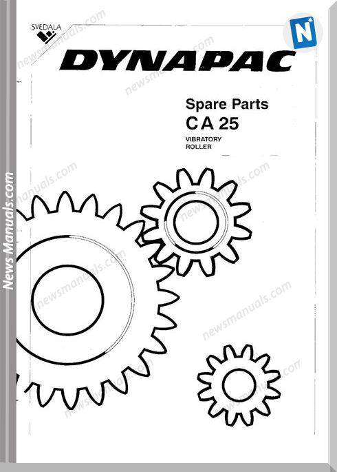 Dynapac Models Ca25 6 Parts Catalogue