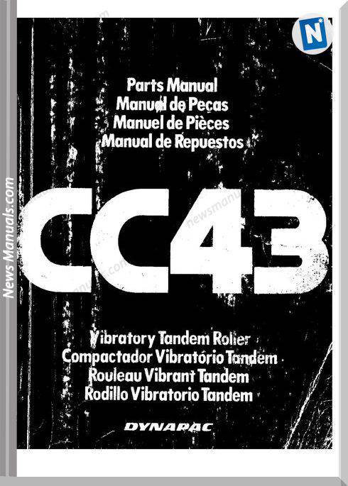 Dynapac Models Cc43 Parts Catalogue