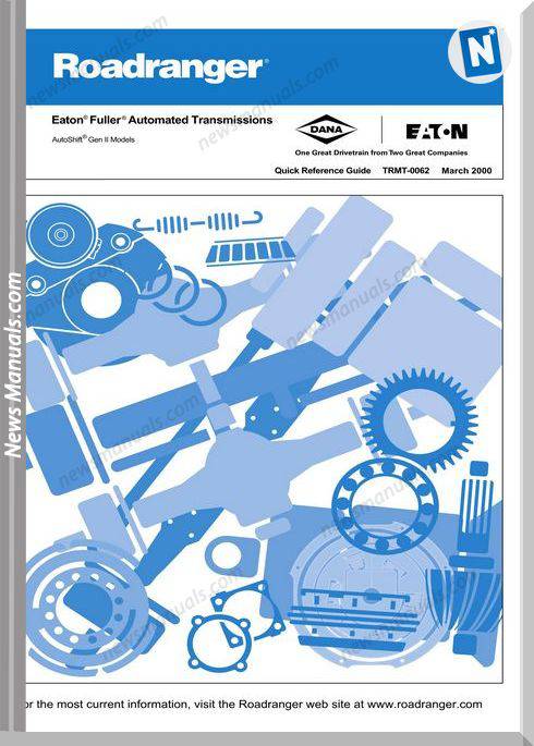 Eaton Fuller-Autoshift Gen Ii Quick Trmt-0062 Guide
