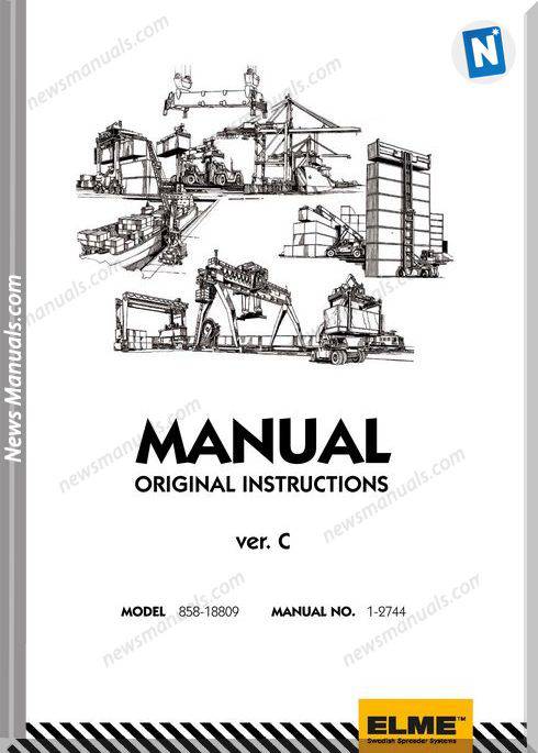 Elme Container Agg Model 585-18809 Repair Manual