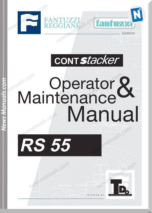 Fantuzzi Cont Stacker Rs 55 Operator Maintenance Manual